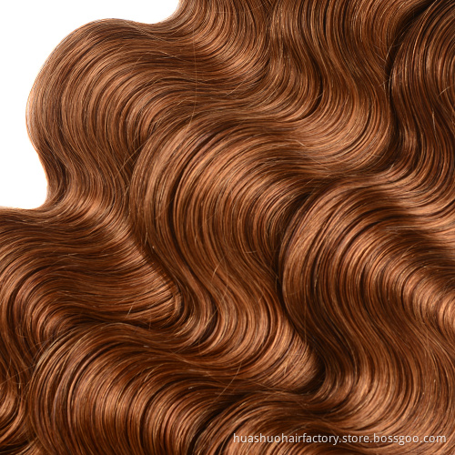 Huashuo Highest Discounts 100% Human Hair Tangle Free Body Wave Drop Ship T1B/30 Color Brazilian Hair In Namibia